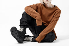 Load image into Gallery viewer, A.F ARTEFACT CARGO SAROUEL SKINNY PANTS / STRETCH COTTON DENIM (BLACK)