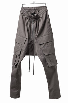 画像をギャラリービューアに読み込む, A.F ARTEFACT FRONT ZIP CARGO SARROUEL EASY PANTS (GREY)