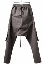 画像をギャラリービューアに読み込む, A.F ARTEFACT FRONT ZIP CARGO SARROUEL EASY PANTS (GREY)