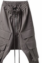 画像をギャラリービューアに読み込む, A.F ARTEFACT FRONT ZIP CARGO SARROUEL EASY PANTS (GREY)