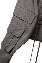 画像をギャラリービューアに読み込む, A.F ARTEFACT FRONT ZIP CARGO SARROUEL EASY PANTS (GREY)