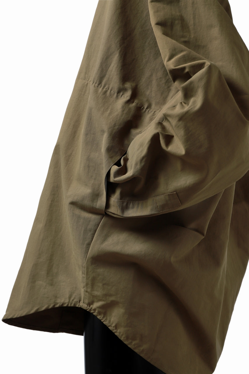画像をギャラリービューアに読み込む, A.F ARTEFACT SNAPPED COCOON SHIRT (BEIGE)