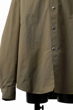 画像をギャラリービューアに読み込む, A.F ARTEFACT SNAPPED COCOON SHIRT (BEIGE)