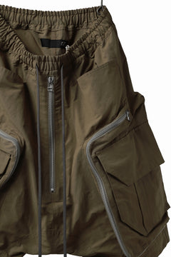 画像をギャラリービューアに読み込む, A.F ARTEFACT RADICAL-ZIP MILITARY SARROUEL SHORTS (BEIGE)