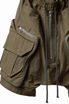 画像をギャラリービューアに読み込む, A.F ARTEFACT RADICAL-ZIP MILITARY SARROUEL SHORTS (BEIGE)