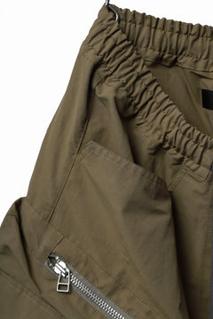 画像をギャラリービューアに読み込む, A.F ARTEFACT RADICAL-ZIP MILITARY SARROUEL SHORTS (BEIGE)