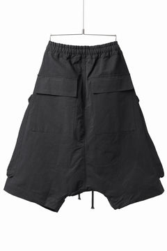 画像をギャラリービューアに読み込む, A.F ARTEFACT RADICAL-ZIP MILITARY SARROUEL SHORTS (BLACK)