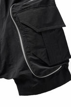 画像をギャラリービューアに読み込む, A.F ARTEFACT RADICAL-ZIP MILITARY SARROUEL SHORTS (BLACK)