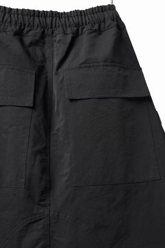 画像をギャラリービューアに読み込む, A.F ARTEFACT RADICAL-ZIP MILITARY SARROUEL SHORTS (BLACK)
