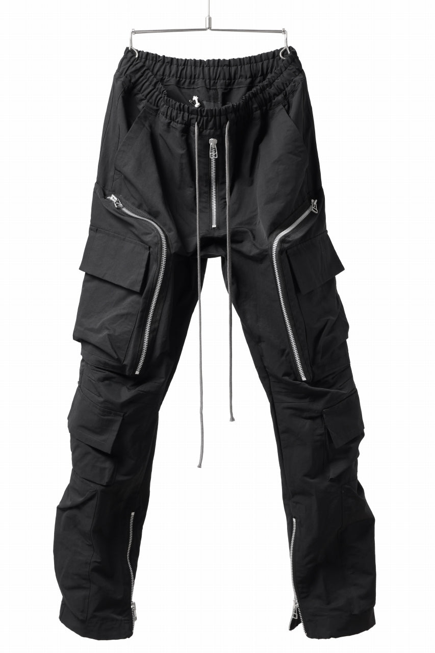 画像をギャラリービューアに読み込む, A.F ARTEFACT RADICAL-ZIP FIELD PANTS (BLACK)