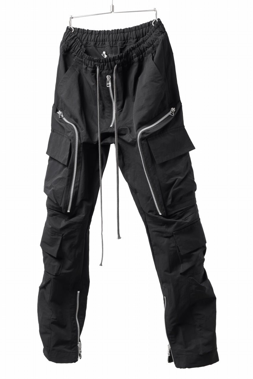 画像をギャラリービューアに読み込む, A.F ARTEFACT RADICAL-ZIP FIELD PANTS (BLACK)