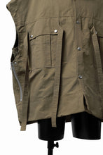 画像をギャラリービューアに読み込む, A.F ARTEFACT DOUBLE-LAYERED WORK VEST (BEIGE)