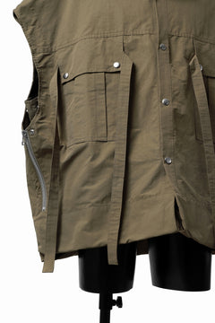 画像をギャラリービューアに読み込む, A.F ARTEFACT DOUBLE-LAYERED WORK VEST (BEIGE)