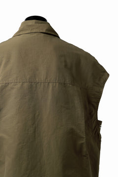 画像をギャラリービューアに読み込む, A.F ARTEFACT DOUBLE-LAYERED WORK VEST (BEIGE)