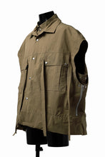 画像をギャラリービューアに読み込む, A.F ARTEFACT DOUBLE-LAYERED WORK VEST (BEIGE)
