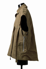 画像をギャラリービューアに読み込む, A.F ARTEFACT DOUBLE-LAYERED WORK VEST (BEIGE)