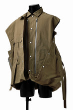 画像をギャラリービューアに読み込む, A.F ARTEFACT DOUBLE-LAYERED WORK VEST (BEIGE)