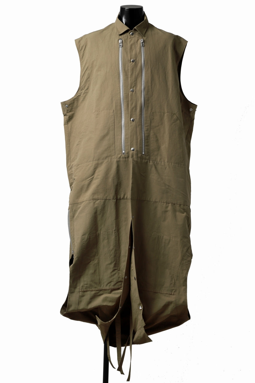画像をギャラリービューアに読み込む, A.F ARTEFACT DOUBLE-LAYERED WORK VEST (BEIGE)