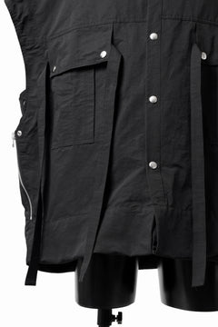画像をギャラリービューアに読み込む, A.F ARTEFACT DOUBLE-LAYERED WORK VEST (BLACK)