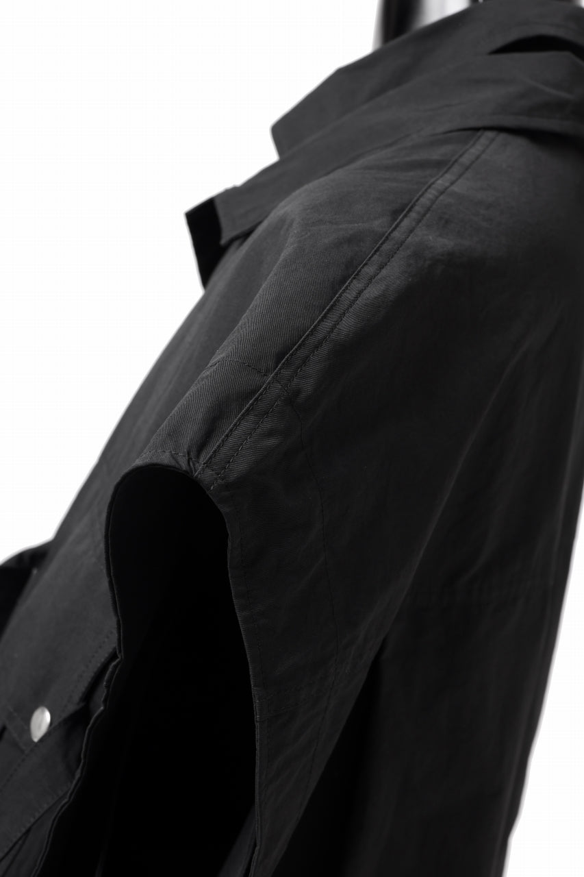 画像をギャラリービューアに読み込む, A.F ARTEFACT DOUBLE-LAYERED WORK VEST (BLACK)