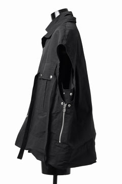 画像をギャラリービューアに読み込む, A.F ARTEFACT DOUBLE-LAYERED WORK VEST (BLACK)