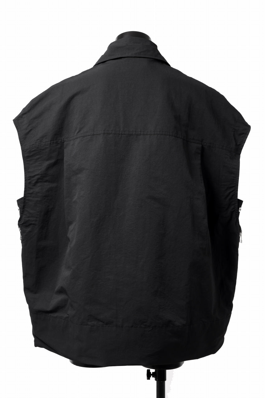 画像をギャラリービューアに読み込む, A.F ARTEFACT DOUBLE-LAYERED WORK VEST (BLACK)
