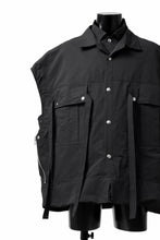 画像をギャラリービューアに読み込む, A.F ARTEFACT DOUBLE-LAYERED WORK VEST (BLACK)