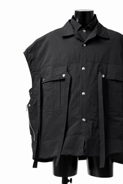 画像をギャラリービューアに読み込む, A.F ARTEFACT DOUBLE-LAYERED WORK VEST (BLACK)