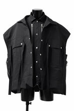 画像をギャラリービューアに読み込む, A.F ARTEFACT DOUBLE-LAYERED WORK VEST (BLACK)