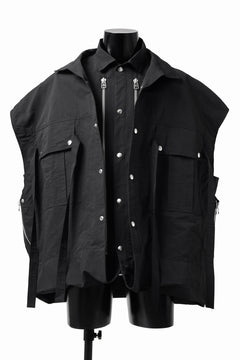 画像をギャラリービューアに読み込む, A.F ARTEFACT DOUBLE-LAYERED WORK VEST (BLACK)