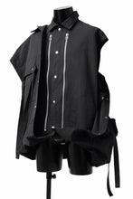 画像をギャラリービューアに読み込む, A.F ARTEFACT DOUBLE-LAYERED WORK VEST (BLACK)