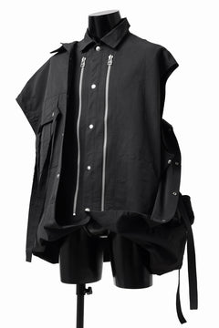 画像をギャラリービューアに読み込む, A.F ARTEFACT DOUBLE-LAYERED WORK VEST (BLACK)