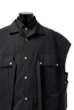 画像をギャラリービューアに読み込む, A.F ARTEFACT DOUBLE-LAYERED WORK VEST (BLACK)