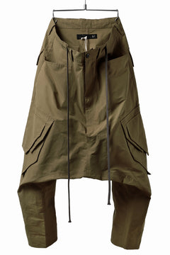 画像をギャラリービューアに読み込む, A.F ARTEFACT MILITARY SARROUEL WIDE PANTS (BEIGE)