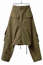 画像をギャラリービューアに読み込む, A.F ARTEFACT MILITARY SARROUEL WIDE PANTS (BEIGE)