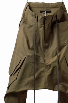 画像をギャラリービューアに読み込む, A.F ARTEFACT MILITARY SARROUEL WIDE PANTS (BEIGE)
