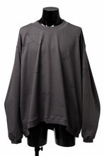 画像をギャラリービューアに読み込む, A.F ARTEFACT PYRA PATTERN PRINT CREW NECK TOPS (GREY)