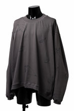 画像をギャラリービューアに読み込む, A.F ARTEFACT PYRA PATTERN PRINT CREW NECK TOPS (GREY)