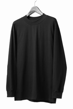 画像をギャラリービューアに読み込む, A.F ARTEFACT exclusive THICK-COLLAR BASIC T-SHIRT L/S (BLACK)