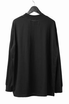 画像をギャラリービューアに読み込む, A.F ARTEFACT exclusive THICK-COLLAR BASIC T-SHIRT L/S (BLACK)
