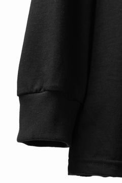 画像をギャラリービューアに読み込む, A.F ARTEFACT exclusive THICK-COLLAR BASIC T-SHIRT L/S (BLACK)