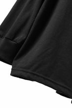 画像をギャラリービューアに読み込む, A.F ARTEFACT exclusive THICK-COLLAR BASIC T-SHIRT L/S (BLACK)