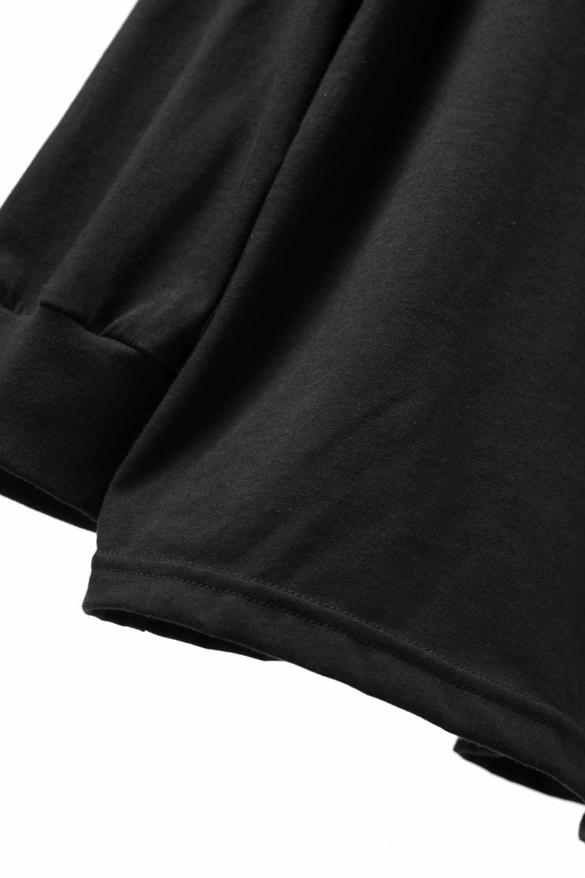 画像をギャラリービューアに読み込む, A.F ARTEFACT exclusive THICK-COLLAR BASIC T-SHIRT L/S (BLACK)