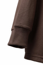画像をギャラリービューアに読み込む, A.F ARTEFACT exclusive THICK-COLLAR BASIC T-SHIRT L/S (BROWN)