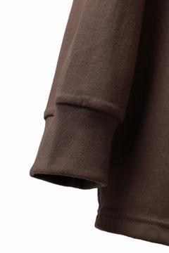画像をギャラリービューアに読み込む, A.F ARTEFACT exclusive THICK-COLLAR BASIC T-SHIRT L/S (BROWN)