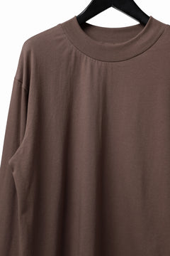 画像をギャラリービューアに読み込む, A.F ARTEFACT exclusive THICK-COLLAR BASIC T-SHIRT L/S (BROWN)