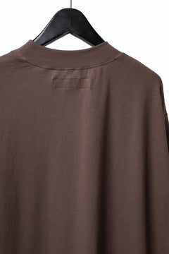 画像をギャラリービューアに読み込む, A.F ARTEFACT exclusive THICK-COLLAR BASIC T-SHIRT L/S (BROWN)