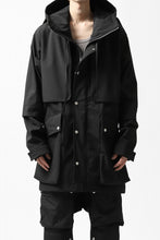 画像をギャラリービューアに読み込む, A.F ARTEFACT "LIGHT-WARMER" MODS COAT / FLEECE BONDING NYLON (BLACK)