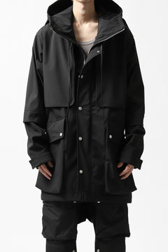 画像をギャラリービューアに読み込む, A.F ARTEFACT "LIGHT-WARMER" MODS COAT / FLEECE BONDING NYLON (BLACK)