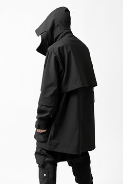 画像をギャラリービューアに読み込む, A.F ARTEFACT "LIGHT-WARMER" MODS COAT / FLEECE BONDING NYLON (BLACK)